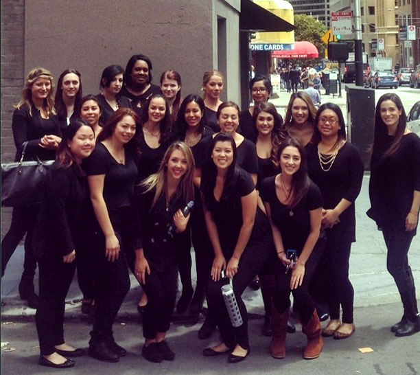 July 2014 Cinta Aveda Institute Esthetics Class Group Shot